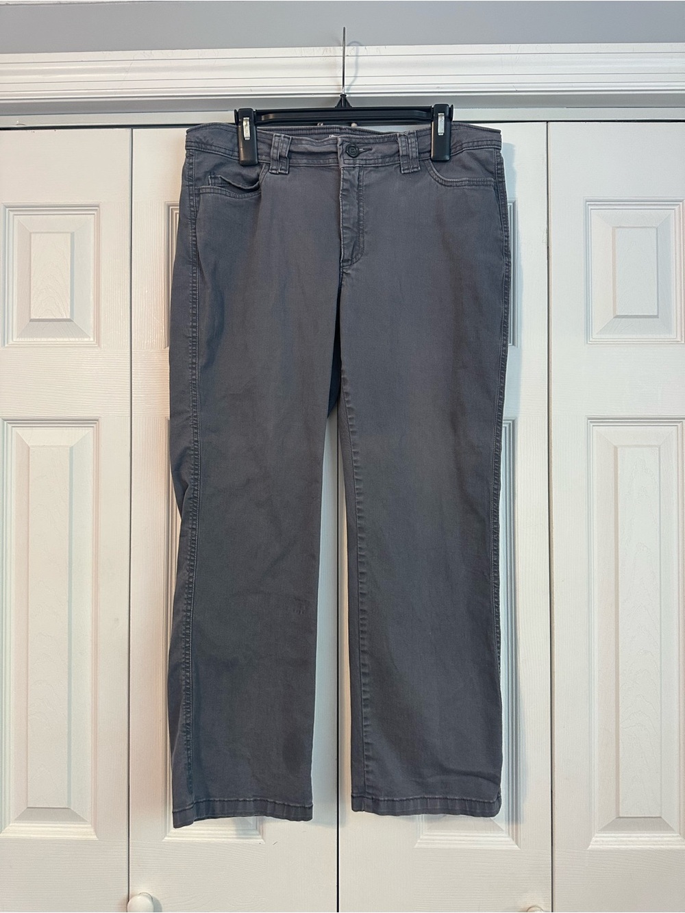 Lee Womens Gray Relaxed Straight Jeans -, 12 Petite